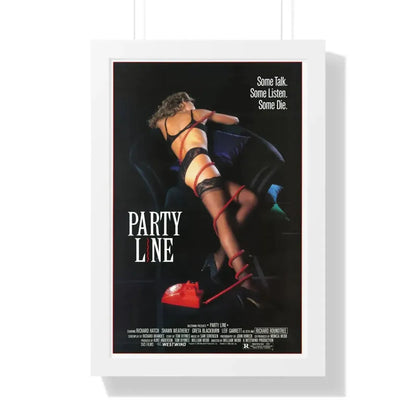 PARTY LINE 1988 - Framed Movie Poster - The Sticker Space