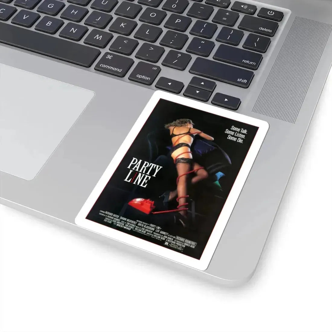 Party Line 1988 Movie Poster - STICKER Vinyl Kiss-Cut Decal - The Sticker Space