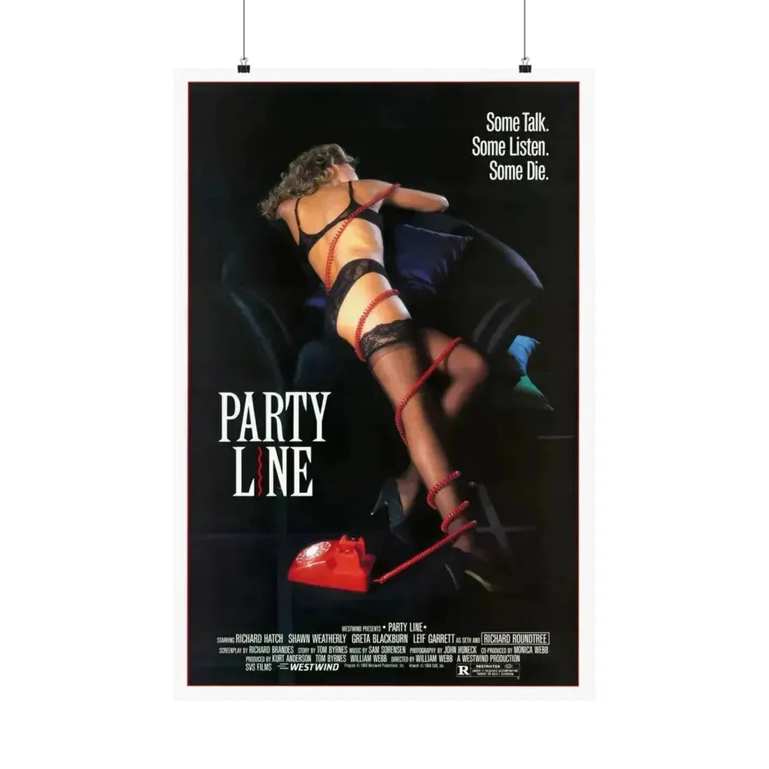 PARTY LINE 1988 - Paper Movie Poster 24″ x 36″ Matte - The Sticker Space