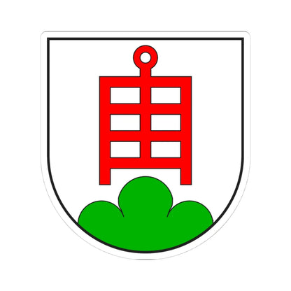 Paspels wappen (Switzerland) (Coat of Arms) STICKER Vinyl Kiss-Cut Decal 4 Inch White - The Sticker Space