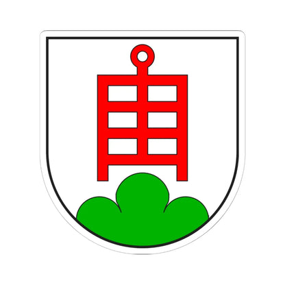 Paspels wappen (Switzerland) (Coat of Arms) STICKER Vinyl Kiss-Cut Decal 6 Inch White - The Sticker Space