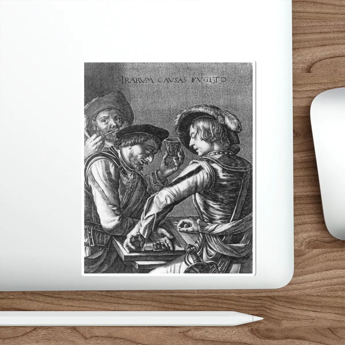 SKU:15400812130322215353 Sticker types:White Shape:Die-Cut Sizes:6" × 6"