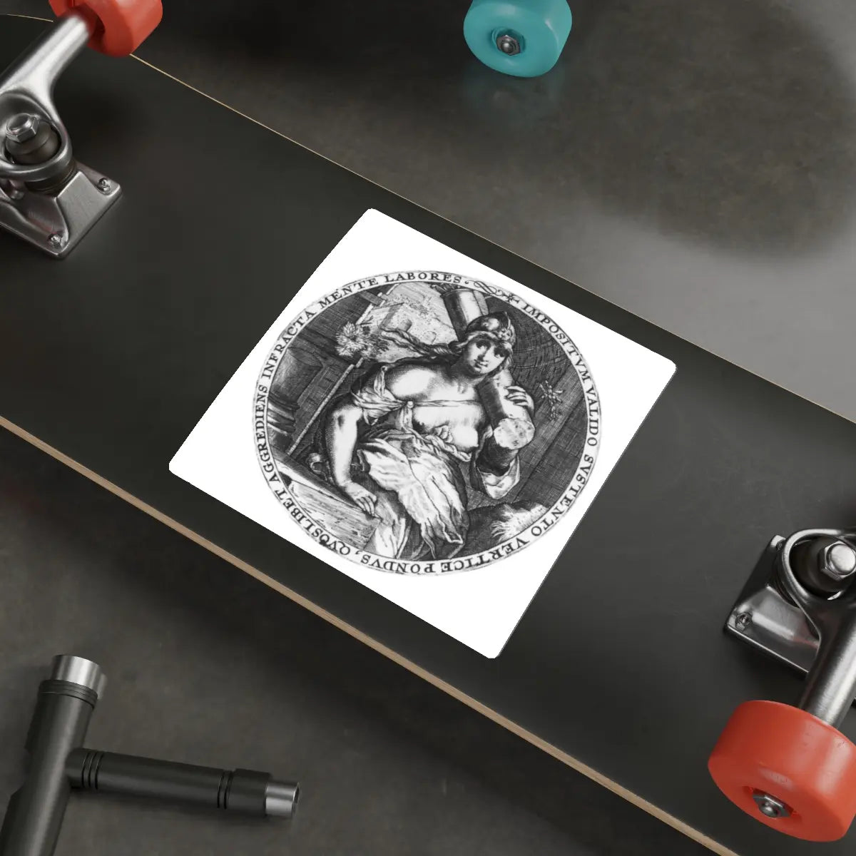 SKU:26125011631373409783 Sticker types:White Shape:Die-Cut Sizes:6" × 6"