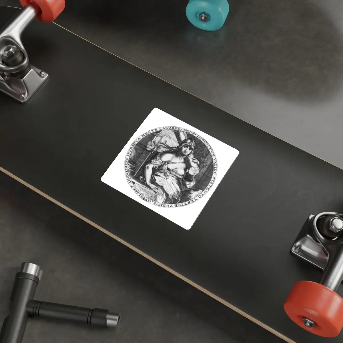 SKU:32016217083512318675 Sticker types:White Shape:Die-Cut Sizes:4" × 4"