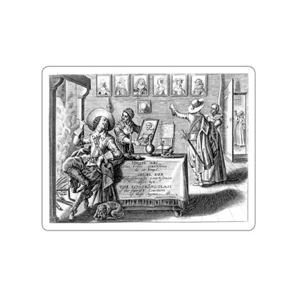 PASSE, Crispijn van de -  Frontispiece (Artwork) STICKER Vinyl Die-Cut Decal White Die-Cut 5 Inch - The Sticker Space