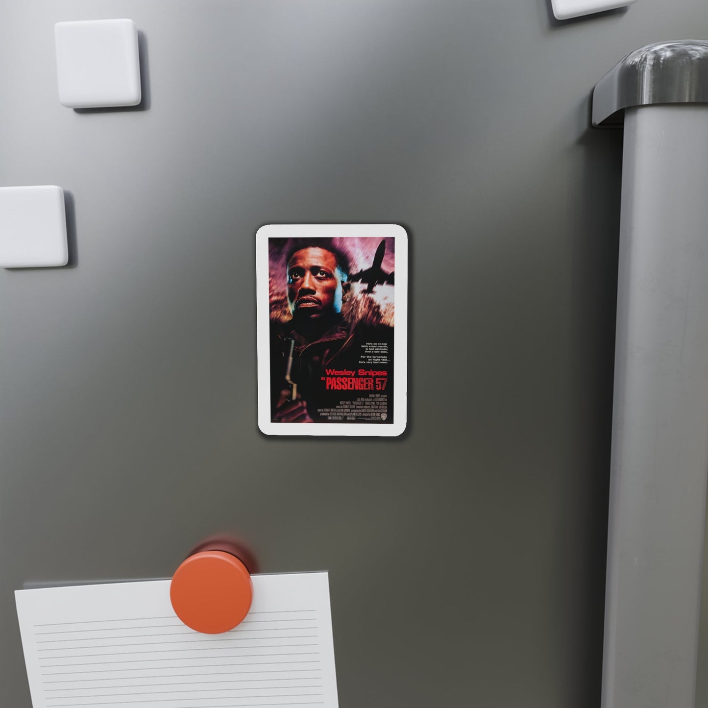 Passenger 57 1992 Movie Poster Die-Cut Magnet-The Sticker Space