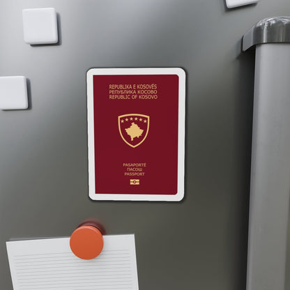 Passport Of Kosovo - Die-Cut Magnet-The Sticker Space