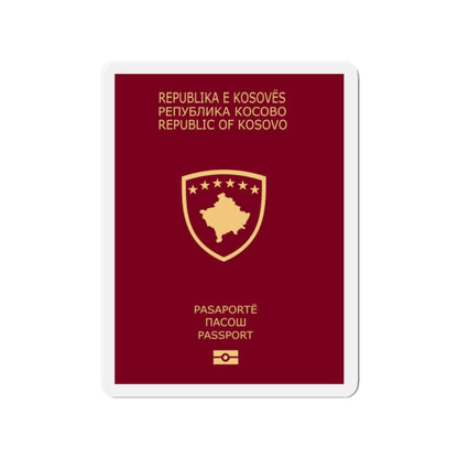 Passport Of Kosovo - Die-Cut Magnet-2" x 2"-The Sticker Space