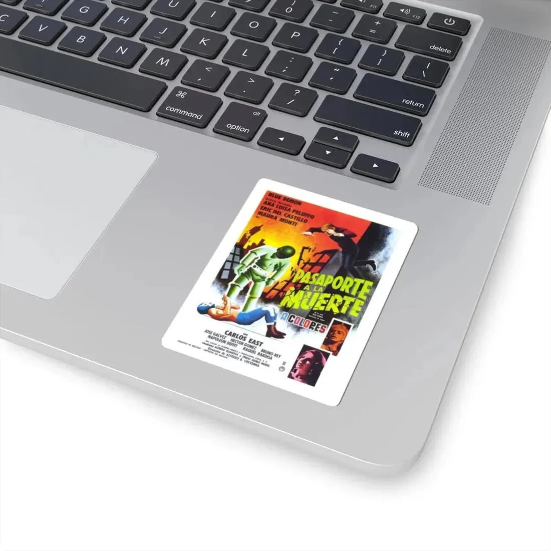 PASSPORT TO DEATH 1968 Movie Poster - STICKER Vinyl Kiss-Cut Decal - The Sticker Space