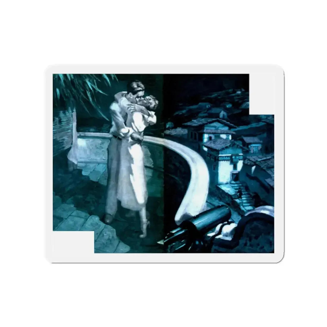 Passport To Hell, Liberty magazine, February 16, 1935 (Magazine Illustration) Refrigerator Magnet - The Sticker Space