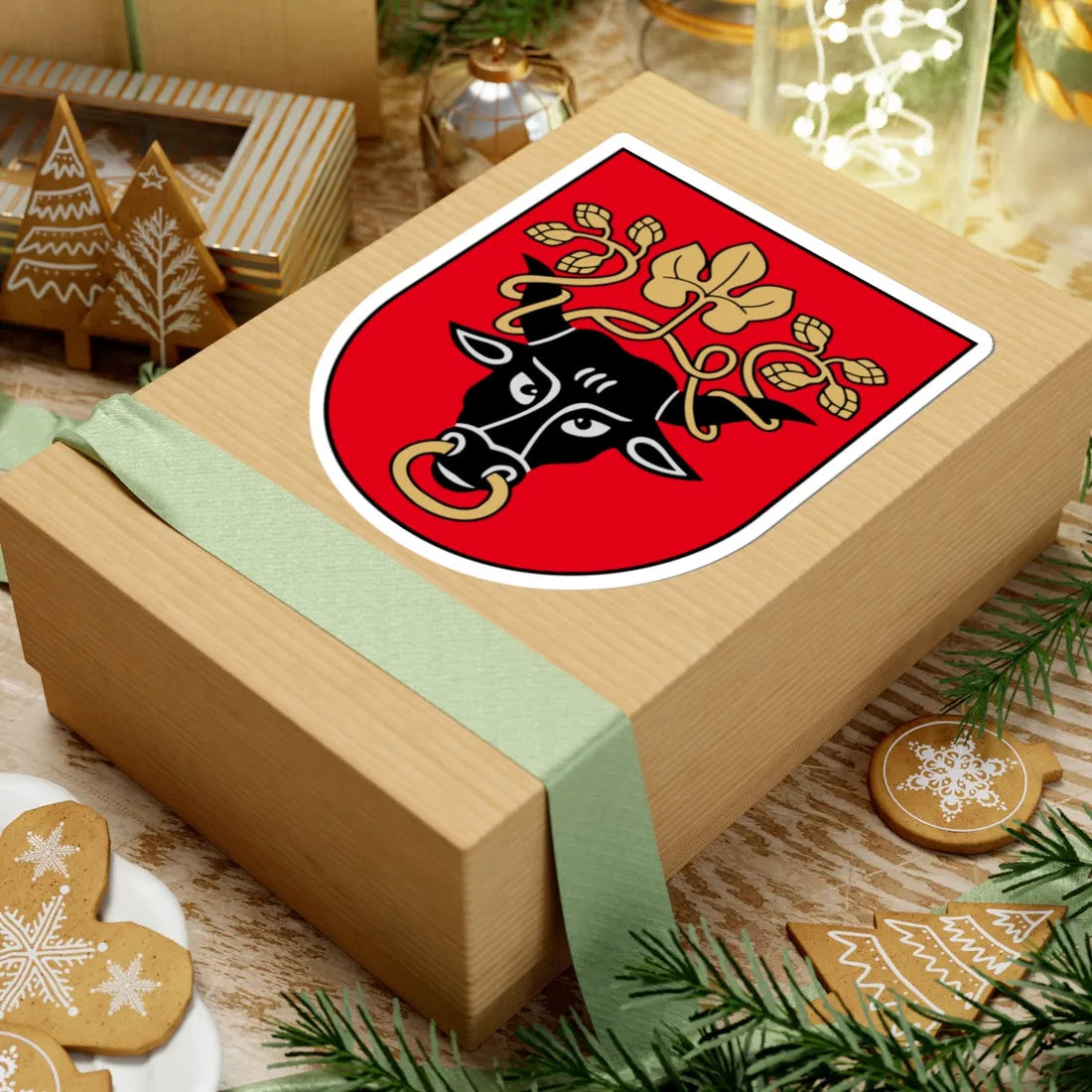 Pasvalys COA (Lithuania) (Coat of Arms) STICKER Vinyl Kiss-Cut Decal - The Sticker Space