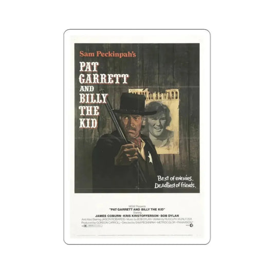 Pat Garrett and Billy the Kid 1973 Movie Poster STICKER Vinyl Die-Cut Decal 2 Inch - The Sticker Space
