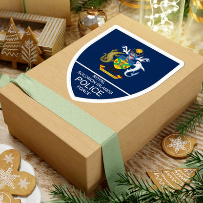 Patch of Royal Solomon Islands Police Force (Solomon Islands) (Coat of Arms) STICKER Vinyl Kiss-Cut Decal - The Sticker Space