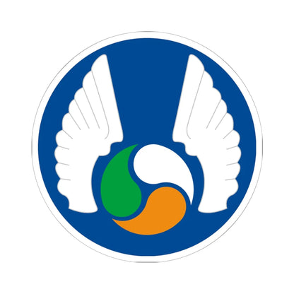 Patch of the Irish Air Corps (Ireland) (Coat of Arms) STICKER Vinyl Kiss-Cut Decal 6 Inch White - The Sticker Space