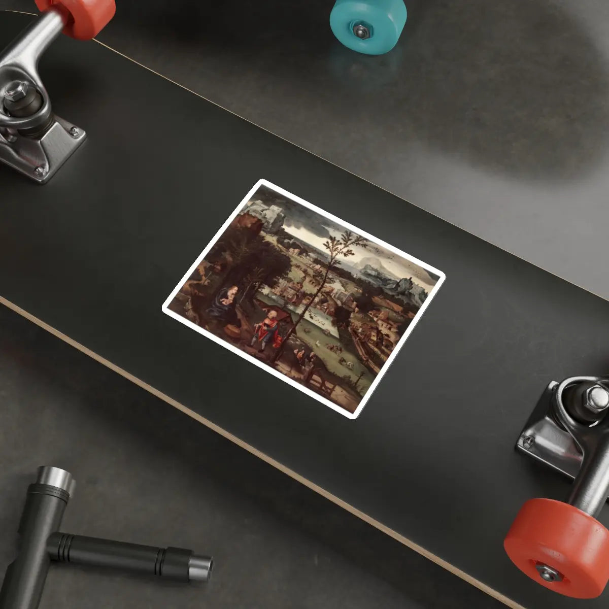 SKU:28195619843313216367 Sticker types:White Shape:Die-Cut Sizes:5" × 5"