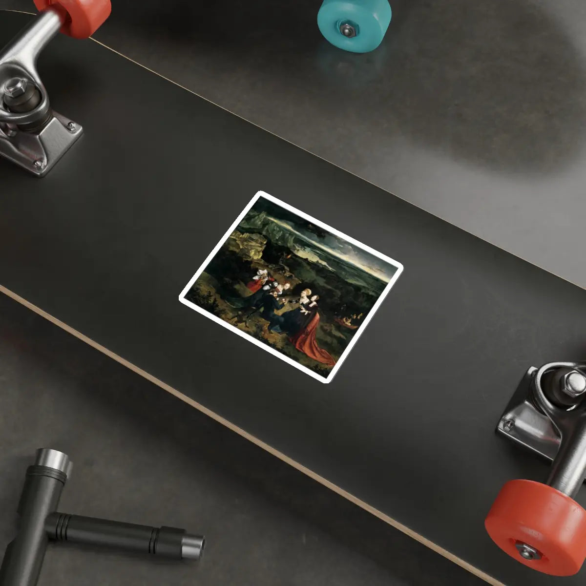 SKU:13339535582670784909 Sticker types:White Shape:Die-Cut Sizes:4" × 4"