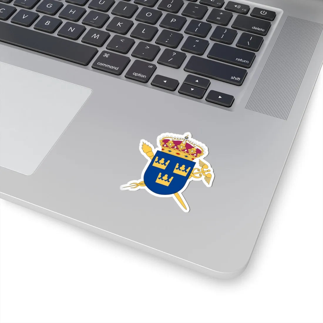 Patent- och registreringsverket vapen (Sweden) (Coat of Arms) STICKER Vinyl Kiss-Cut Decal - The Sticker Space