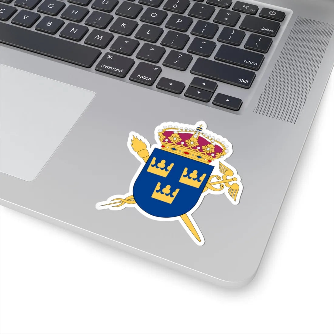 Patent- och registreringsverket vapen (Sweden) (Coat of Arms) STICKER Vinyl Kiss-Cut Decal - The Sticker Space