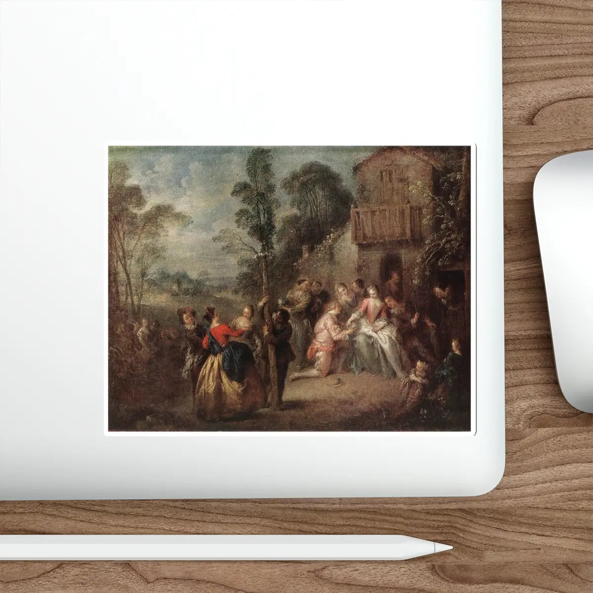 SKU:32425593126383841488 Sticker types:White Shape:Die-Cut Sizes:6" × 6"