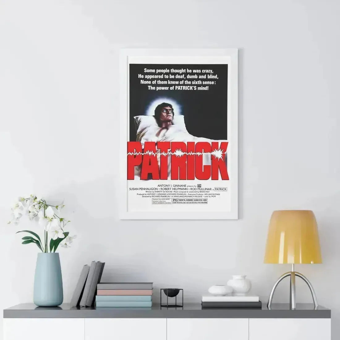 PATRICK 1978 - Framed Movie Poster - The Sticker Space