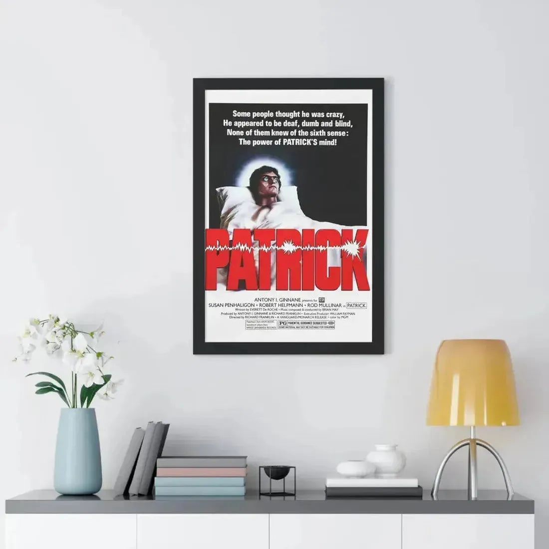 PATRICK 1978 - Framed Movie Poster - The Sticker Space