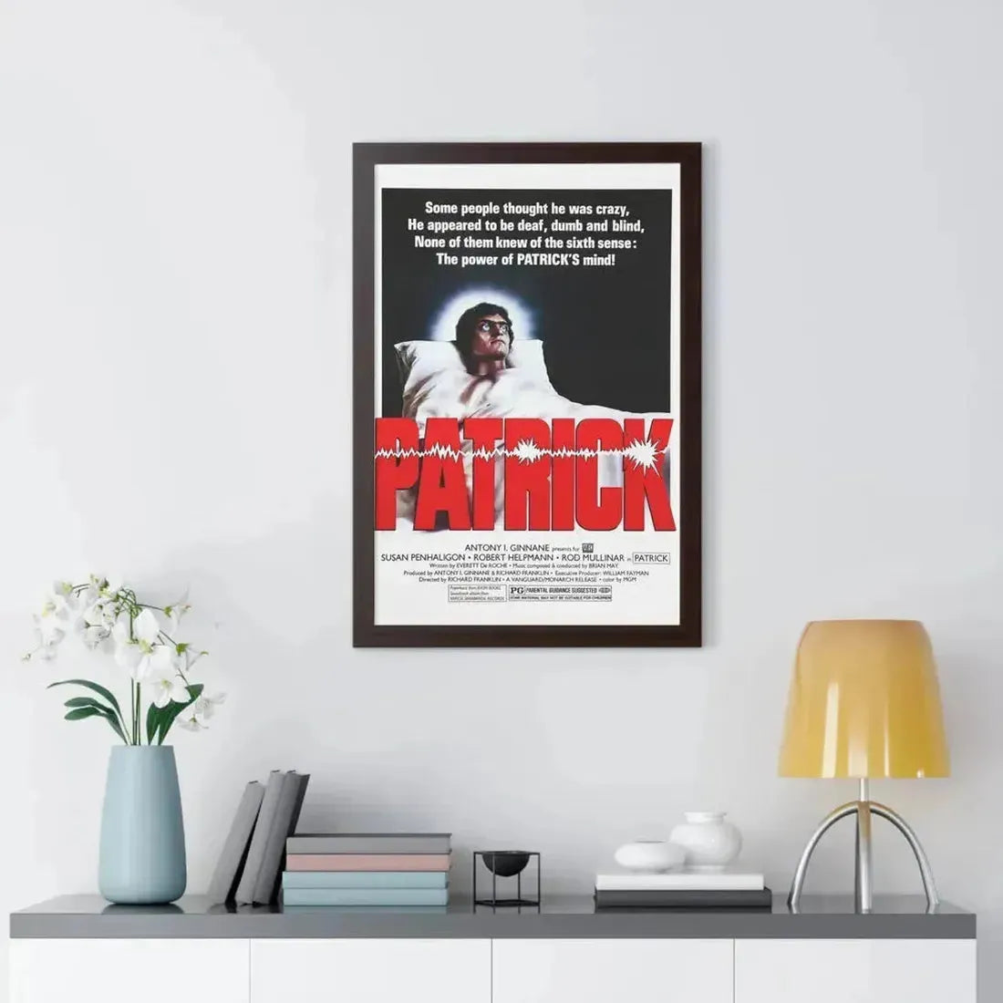 PATRICK 1978 - Framed Movie Poster - The Sticker Space
