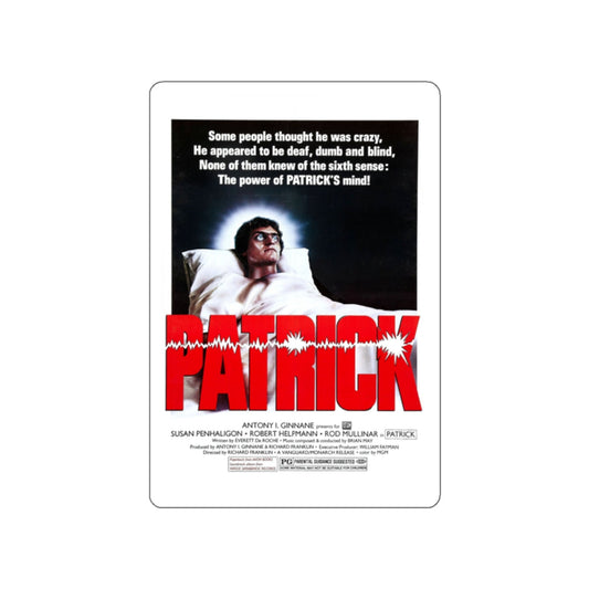 PATRICK 1978 Movie Poster STICKER Vinyl Die-Cut Decal-White-The Sticker Space