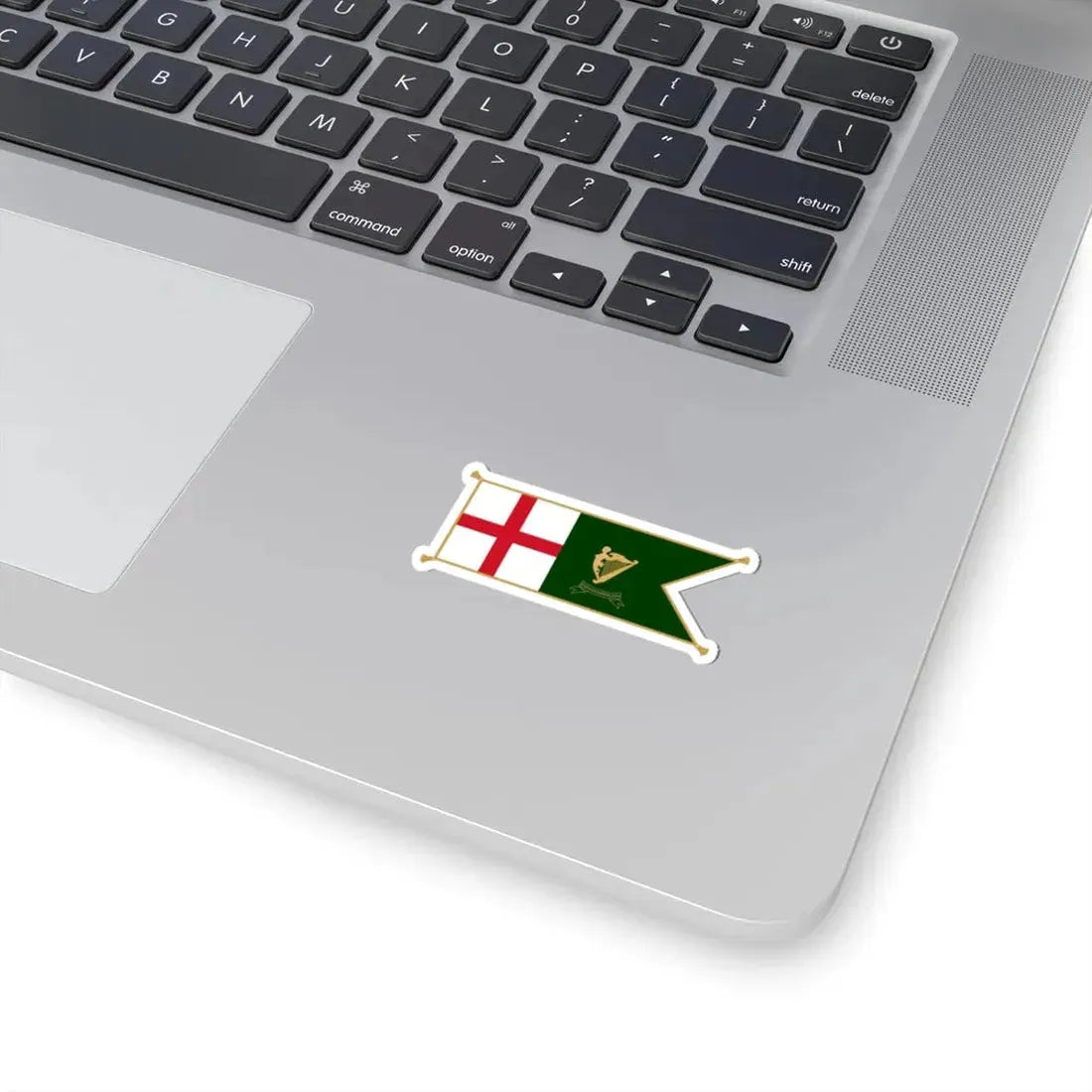 Patrick Keohanes sledge flag (Ireland) STICKER Vinyl Kiss-Cut Decal - The Sticker Space