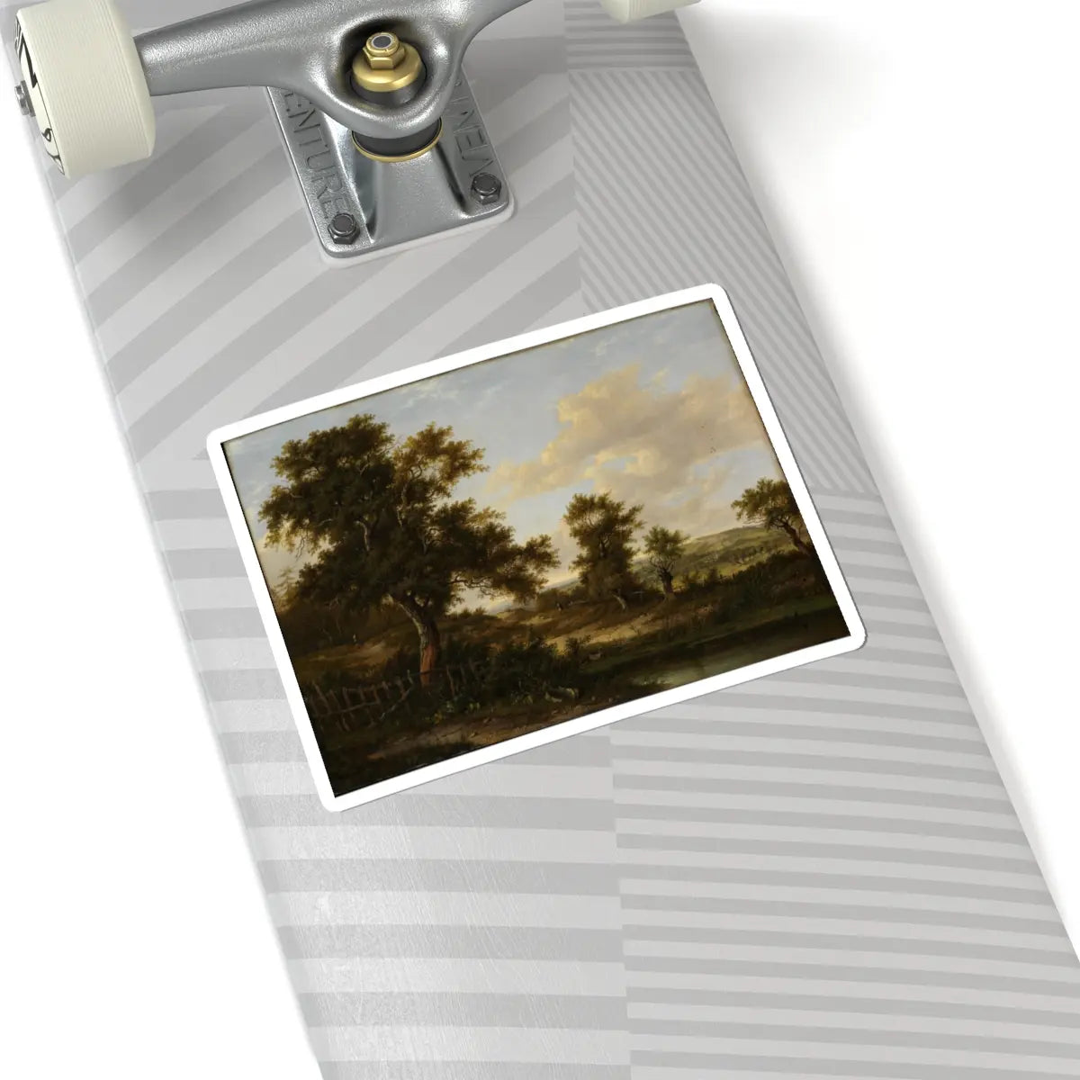 SKU:TSS-STICK-PTRNSM-6X6-1N2AL Sizes:6" × 6" Types:White