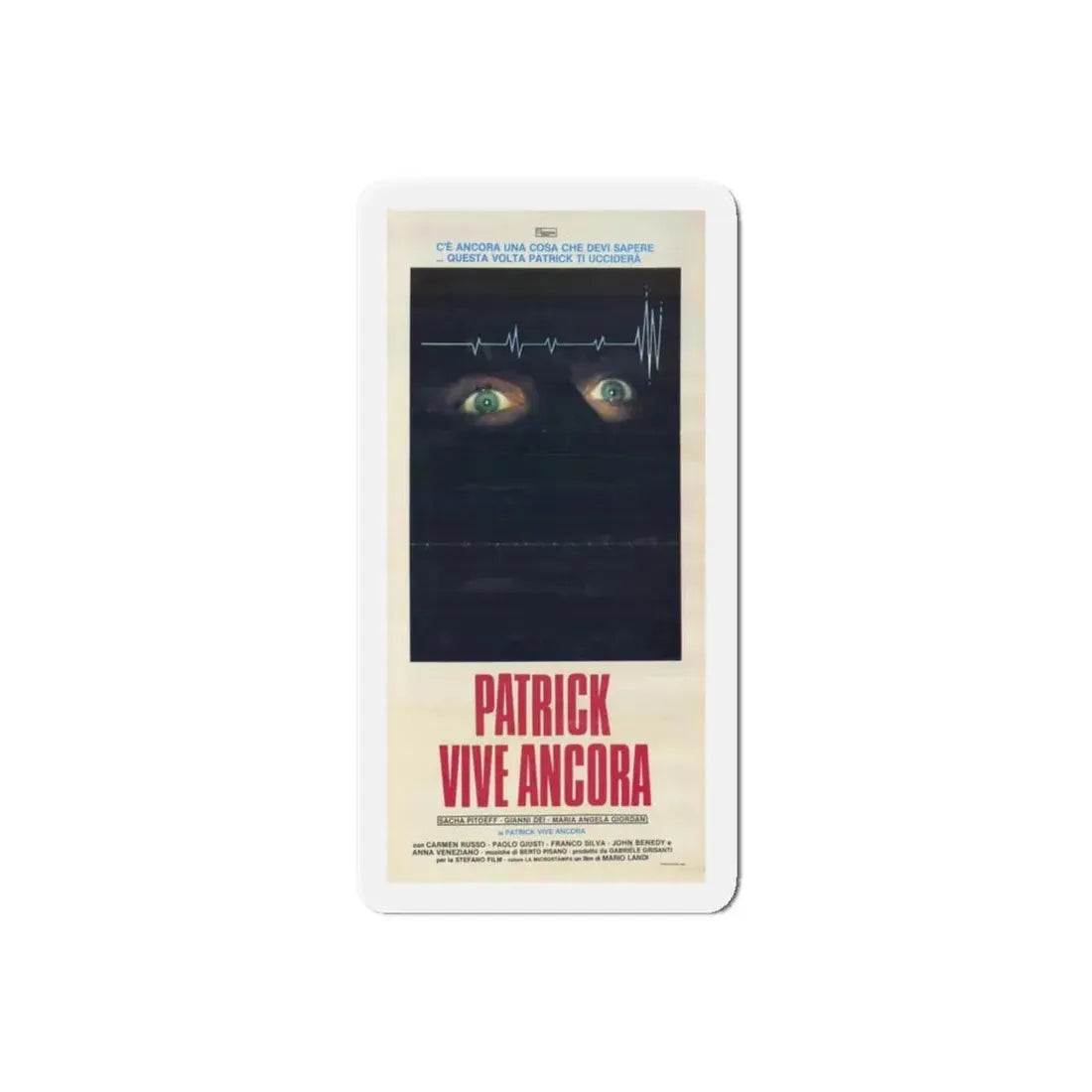 PATRICK STILL LIVES 1980 Movie Poster - Refrigerator Magnet - The Sticker Space