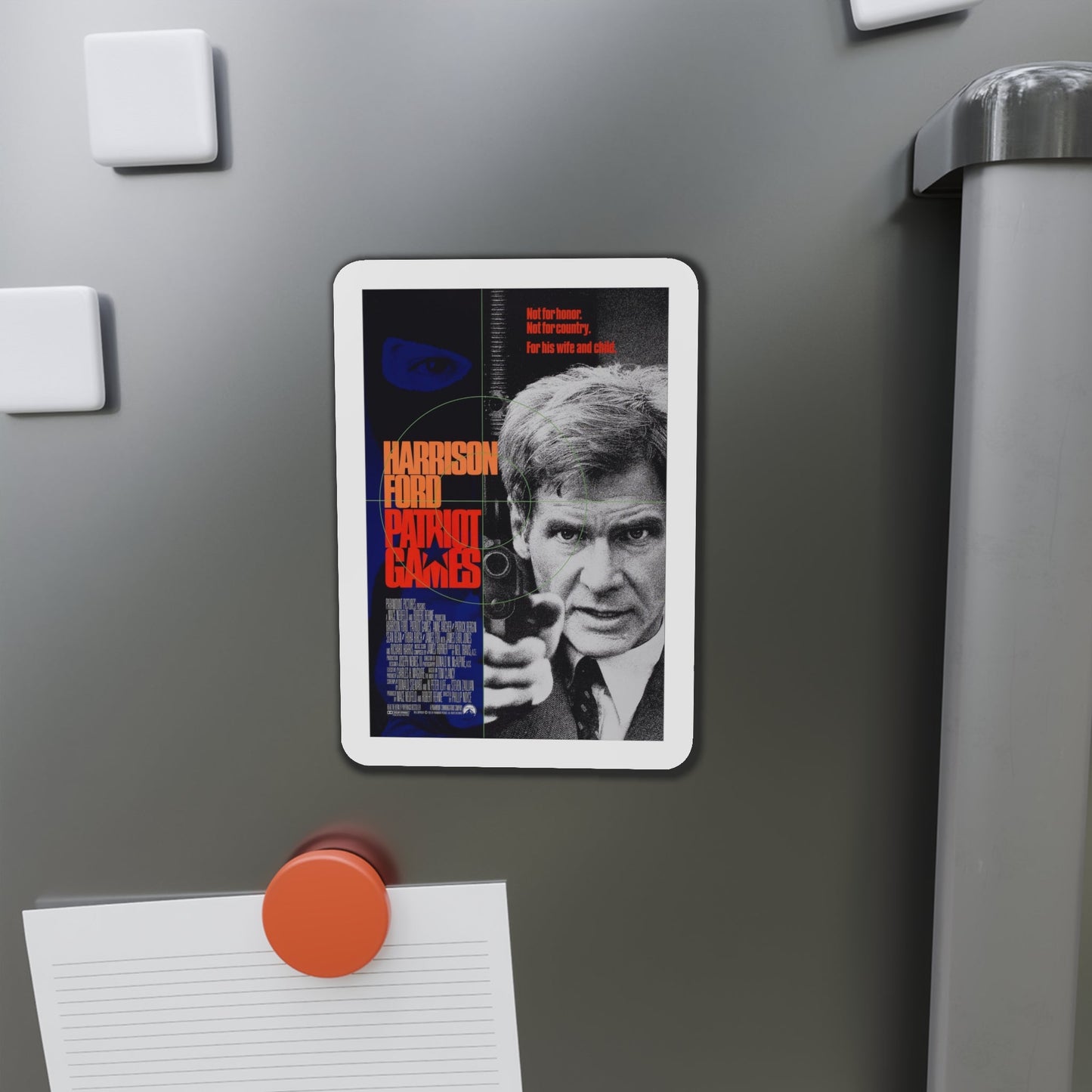 Patriot Games 1992 Movie Poster Die-Cut Magnet-The Sticker Space