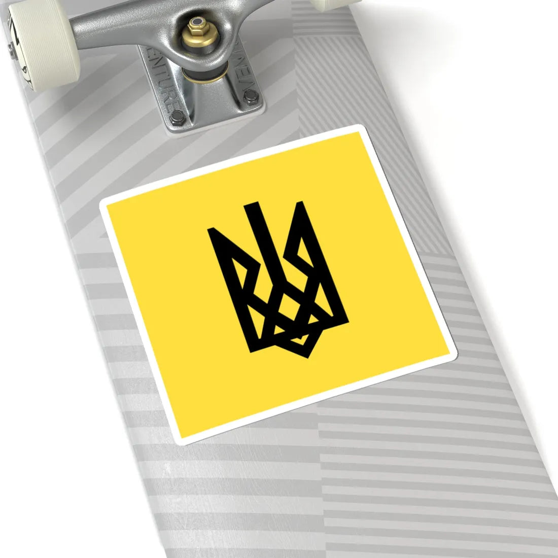 Patriot of Ukraine Tryzub banner (Ukraine) STICKER Vinyl Kiss-Cut Decal - The Sticker Space