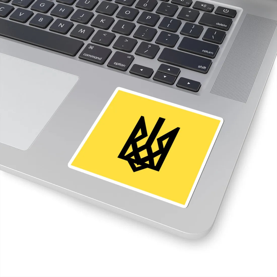 Patriot of Ukraine Tryzub banner (Ukraine) STICKER Vinyl Kiss-Cut Decal - The Sticker Space