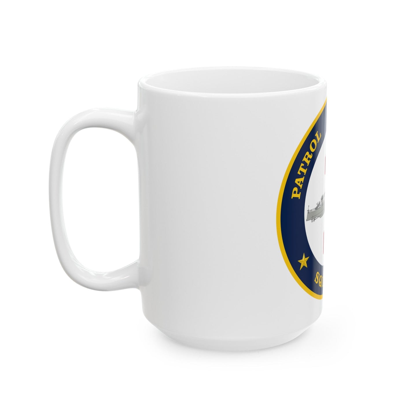 Patrol Coastal Squadron ONE (U.S. Navy) White Coffee Mug-The Sticker Space