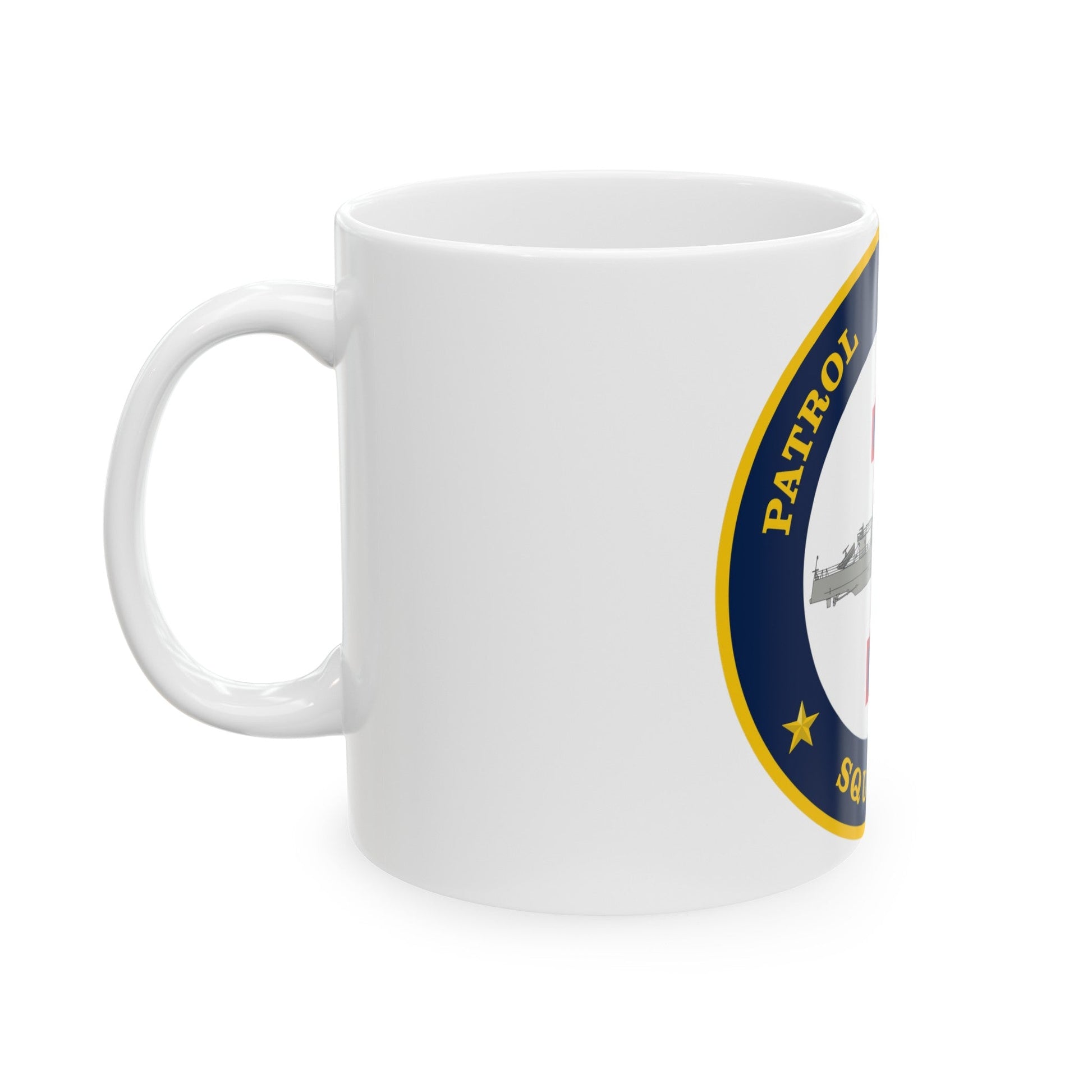 Patrol Coastal Squadron ONE (U.S. Navy) White Coffee Mug-The Sticker Space