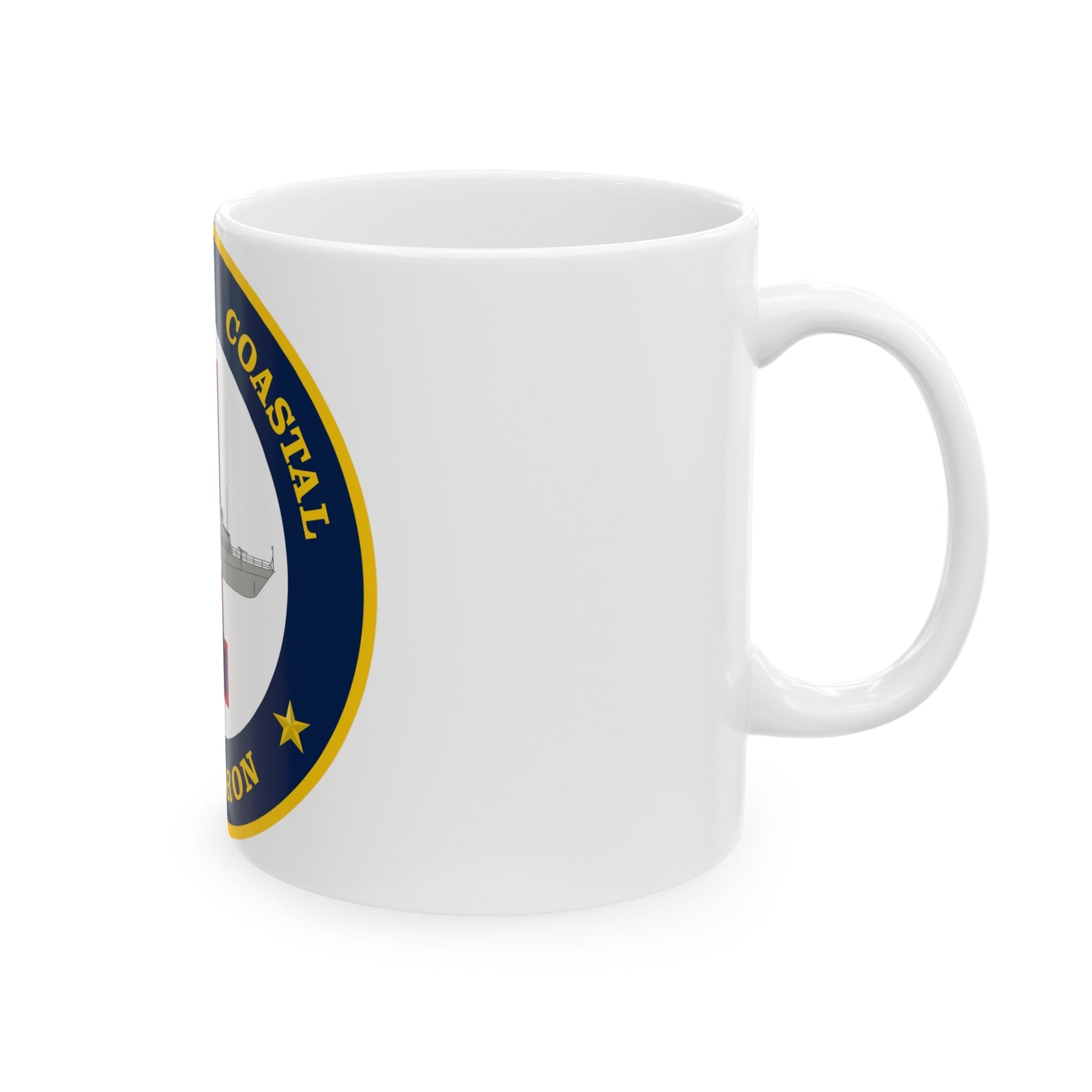 Patrol Coastal Squadron ONE (U.S. Navy) White Coffee Mug-The Sticker Space