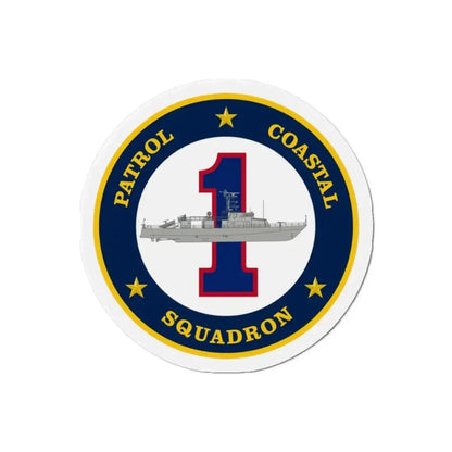 Patrol Coastal Squadron ONE (U.S. Navy) Refrigerator Magnet 2 Inch - The Sticker Space