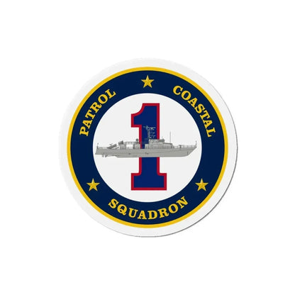 Patrol Coastal Squadron ONE (U.S. Navy) Refrigerator Magnet 4 Inch - The Sticker Space