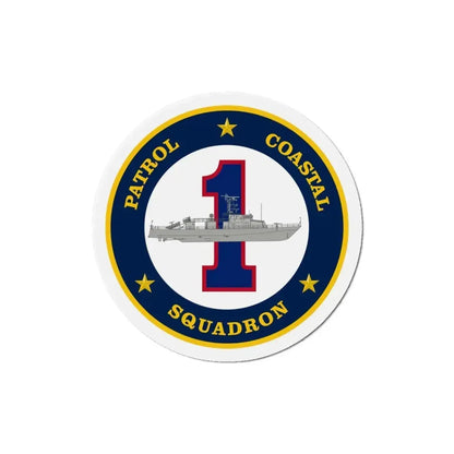 Patrol Coastal Squadron ONE (U.S. Navy) Refrigerator Magnet 5 Inch - The Sticker Space
