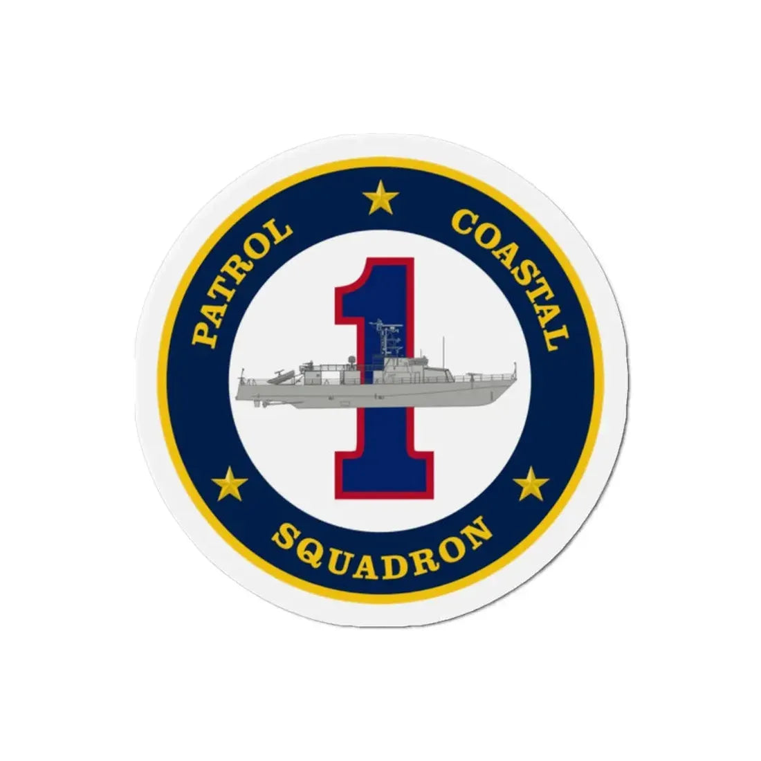 Patrol Coastal Squadron ONE (U.S. Navy) Refrigerator Magnet - The Sticker Space