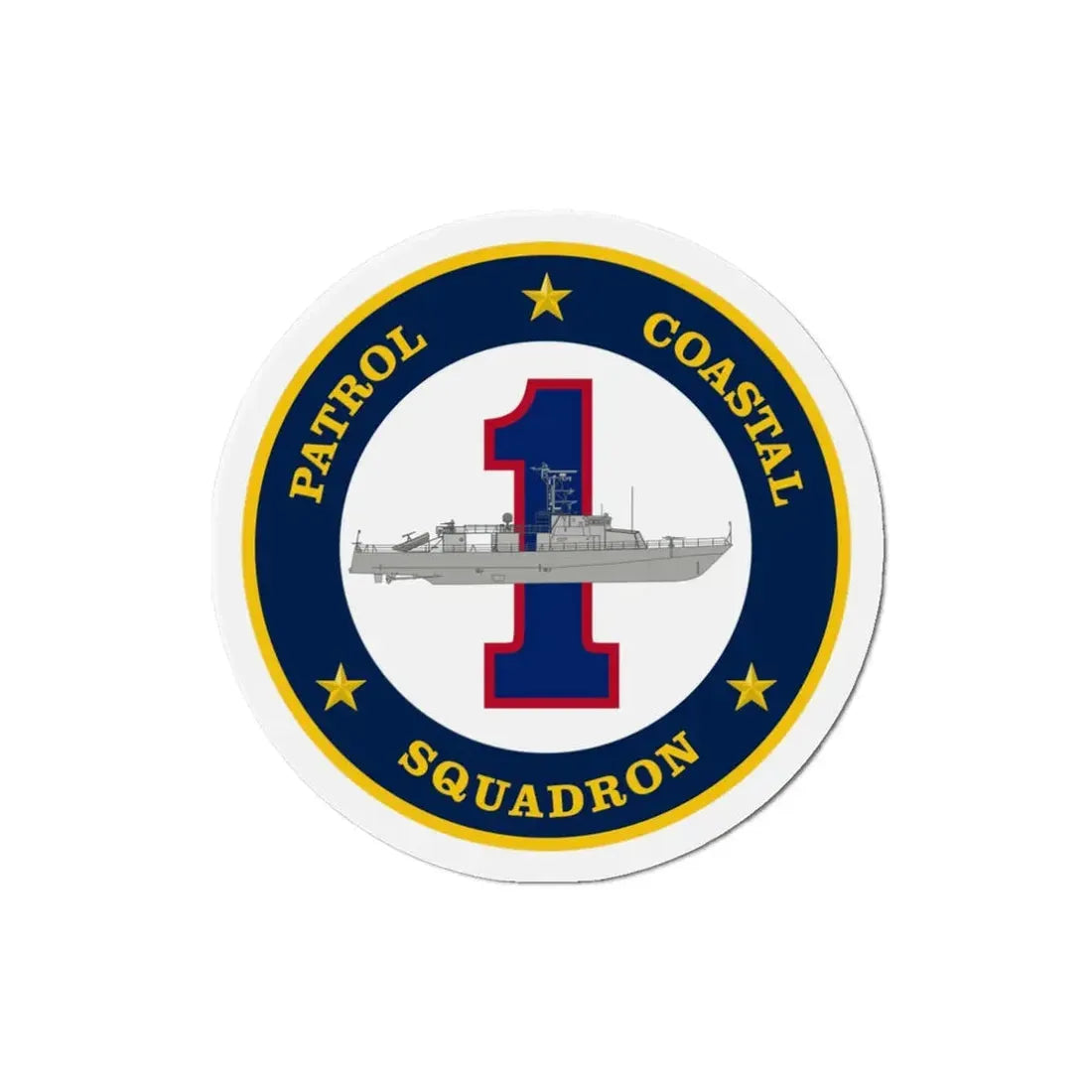 Patrol Coastal Squadron ONE (U.S. Navy) Refrigerator Magnet - The Sticker Space