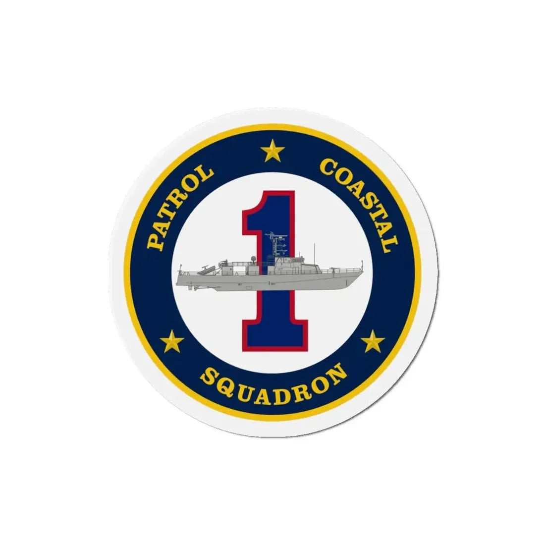 Patrol Coastal Squadron ONE (U.S. Navy) Refrigerator Magnet - The Sticker Space