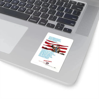 Patton 1970 Movie Poster - STICKER Vinyl Kiss-Cut Decal - The Sticker Space