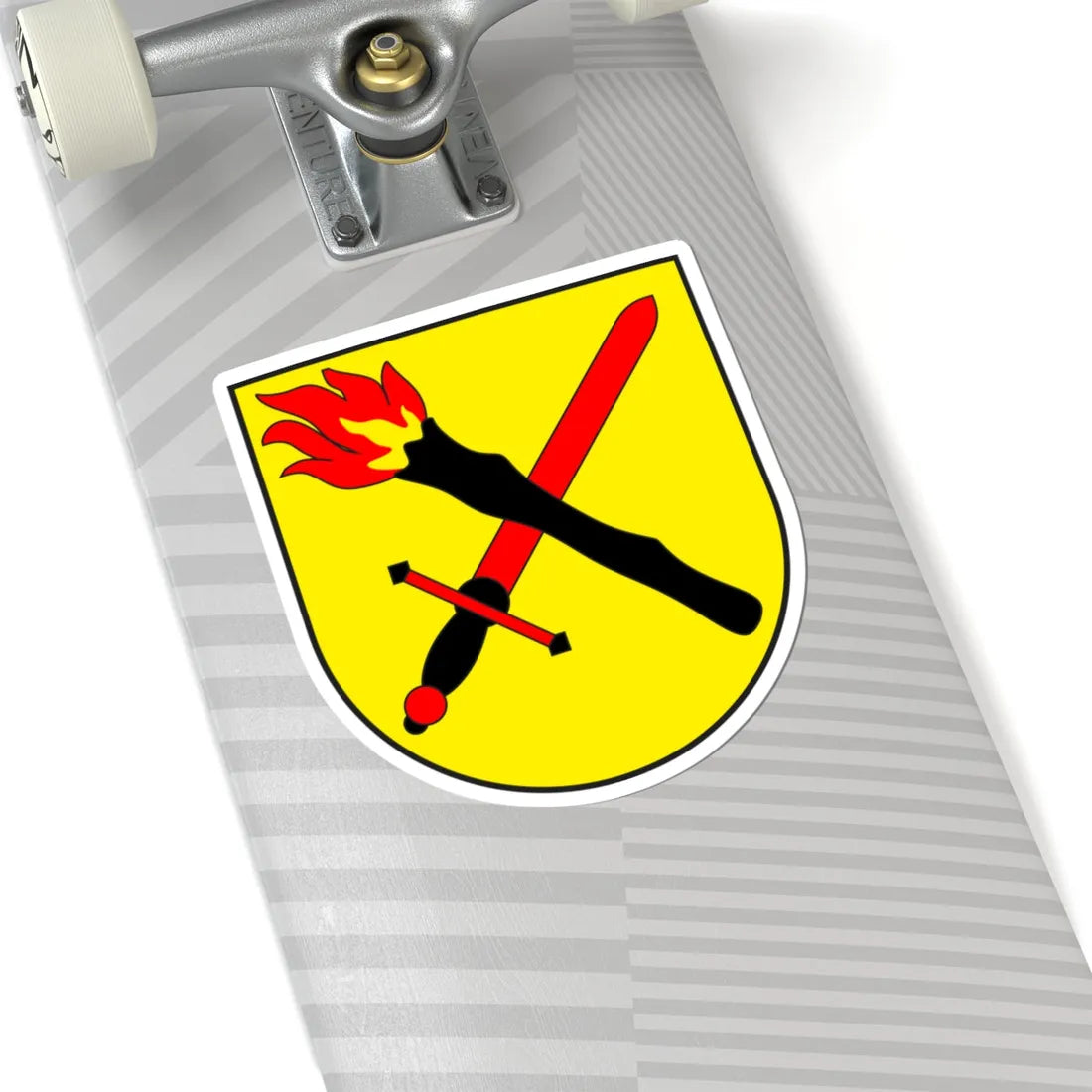 Patzen-Fardün wappen (Switzerland) (Coat of Arms) STICKER Vinyl Kiss-Cut Decal - The Sticker Space