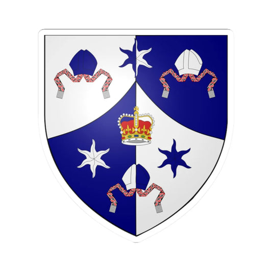 Paul Reeves Arms (New Zealand) (Coat of Arms) STICKER Vinyl Kiss-Cut Decal 2 Inch White - The Sticker Space