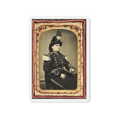 Pauline Cushman In Military-Style Costume (U.S. Civil War) Refrigerator Magnet-2" x 2"-The Sticker Space