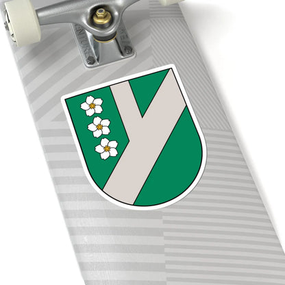 Pļaviņu novads COA (Latvia) (Coat of Arms) STICKER Vinyl Kiss-Cut Decal - The Sticker Space