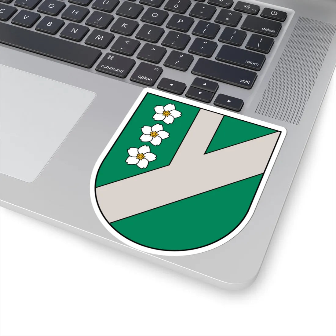 Pļaviņu novads COA (Latvia) (Coat of Arms) STICKER Vinyl Kiss-Cut Decal - The Sticker Space