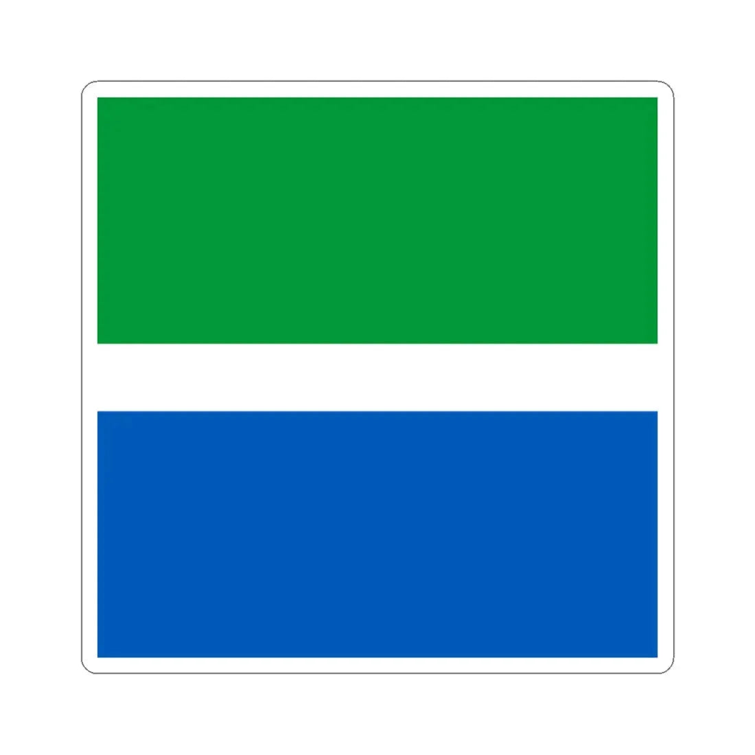 Pavlysh flag (Ukraine) STICKER Vinyl Kiss-Cut Decal 2 Inch White - The Sticker Space