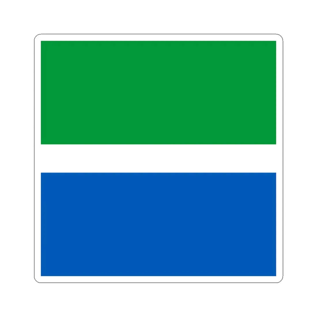 Pavlysh flag (Ukraine) STICKER Vinyl Kiss-Cut Decal 3 Inch White - The Sticker Space